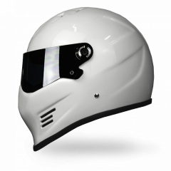 Matrix Jet Carbon Gloss Black  Motorcycle helmet Bandit style Large 